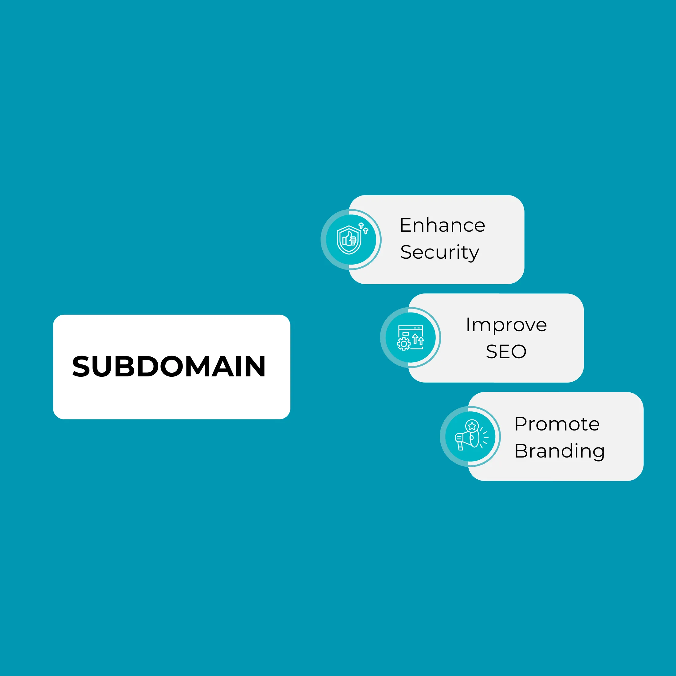 Infographic of the subdomain