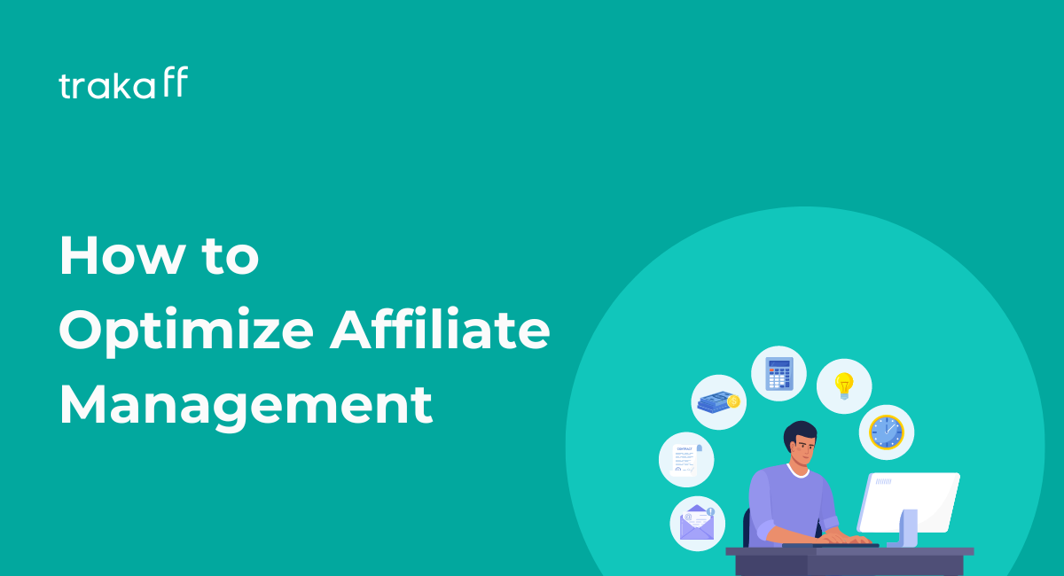 A digital marketer analyzing data and strategies to optimize affiliate management for improved ROI in an affiliate marketing program.