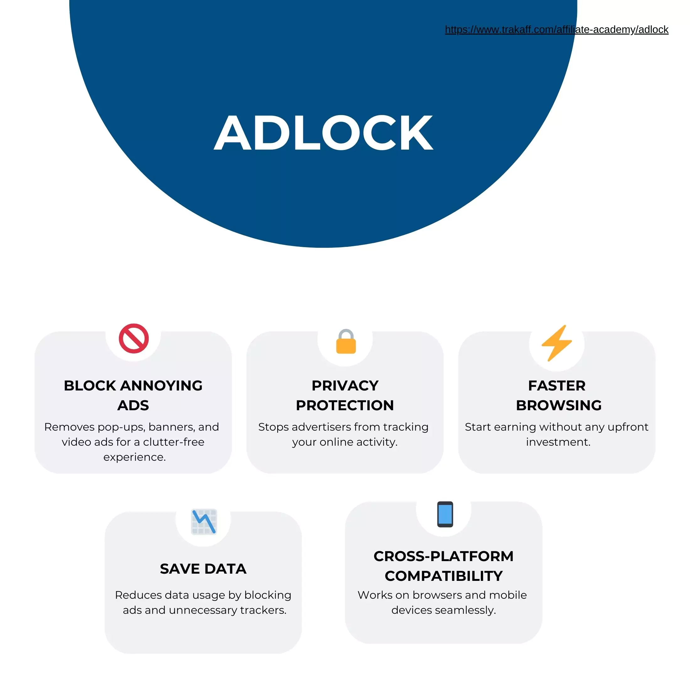 AdLock Ad Blocker Benefits - Privacy, Speed, Data Savings